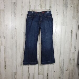 Quality denim X2 dark wash flare jeans womens size 10 Short